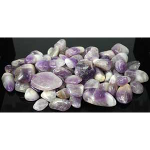 Amethyst tumbled stones 1 lb