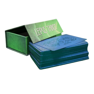 Tarot cards in a pack